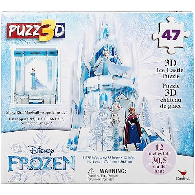 SPIN MASTER DISNEY FROZEN 2 PUZZ 3D 47-PIECES PLASTIC HOLOGRAM PUZZLE - Image 1